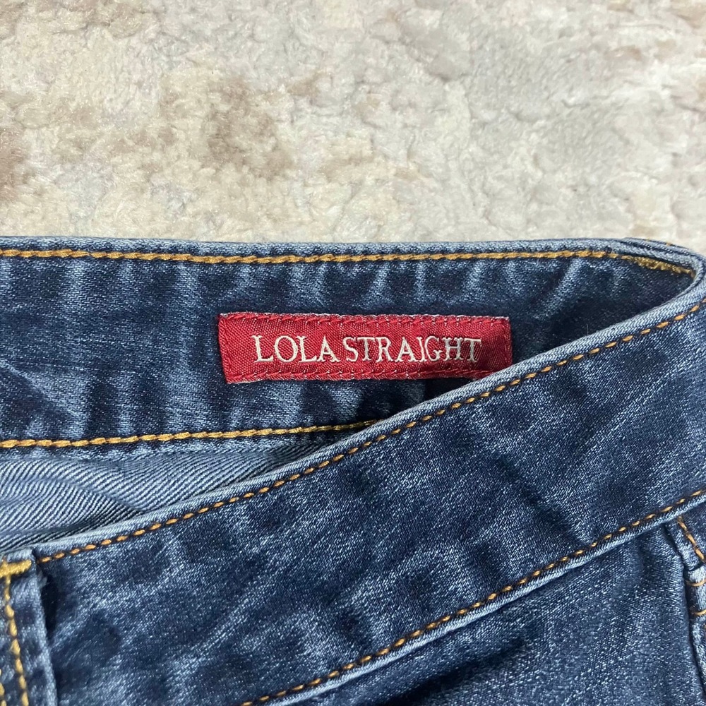 Lucky Brand Lola Straight Jeans Womens 10 30 Blue Denim Classic Fit - Picture 5 of 14